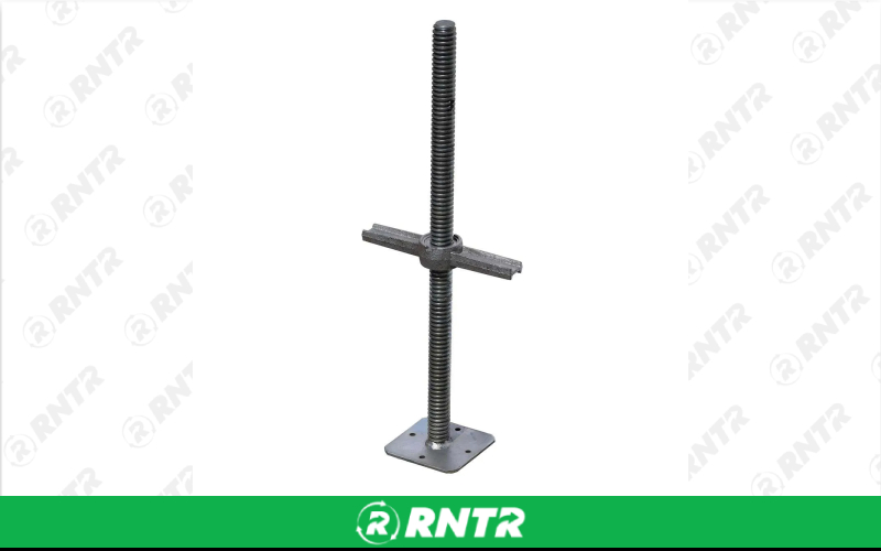 Generic 1-3/8 Scaffold Leveling Jack with Pad – For rent in kenosha, wisconsin – Lees Rent It LLC | RNTR.com – Image 1