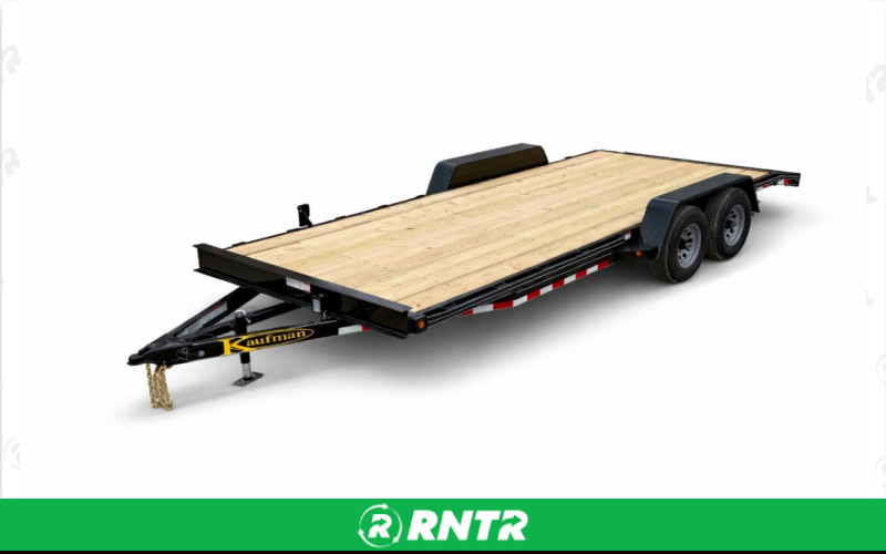000 lb Capacity (#27) 12' Flatbed Trailer - 7 – For rent in kenosha, wisconsin – Lees Rent It LLC | RNTR.com – Image 1