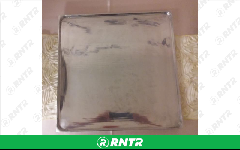 Generic 17.5 Square Metal Serving Tray – For rent in Fort Madison, Iowa – Complete Rental | RNTR.com – Image 1