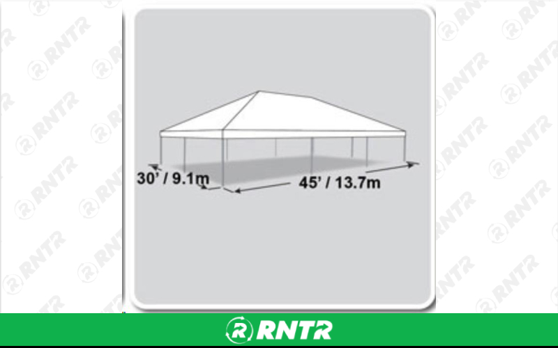 Generic 30' x 45' Classic Frame Tent – For rent in Fort Madison, Iowa – Complete Rental | RNTR.com – Image 1