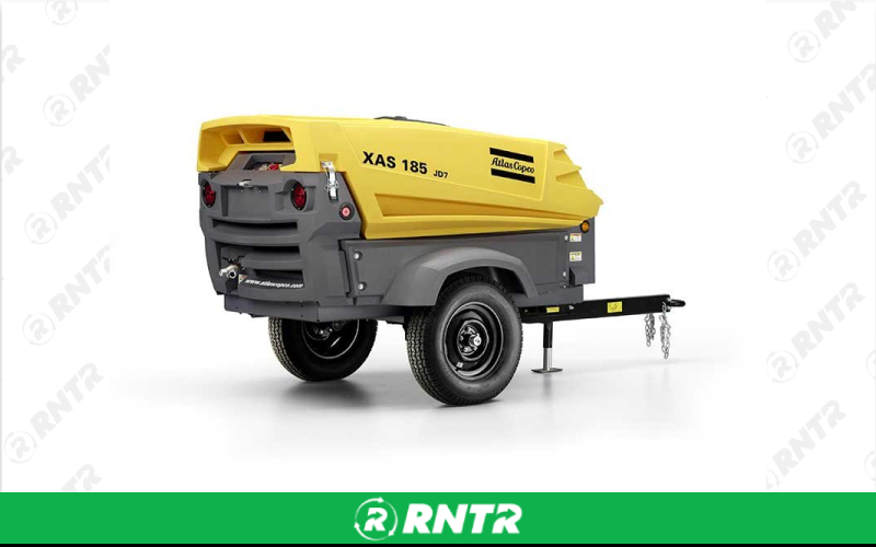 Atlas Copco Air Compressor - Atlas Copco 185 CFM (#15 Tex) – For rent in bridgeton, new-jersey – South Jersey Equipment Rentals, LLC | RNTR.com – Image 1