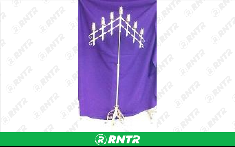 Generic Candelabra Gold 7-Light Adj (pair) – For rent in fort-madison, iowa – Complete Rental | RNTR.com – Image 1