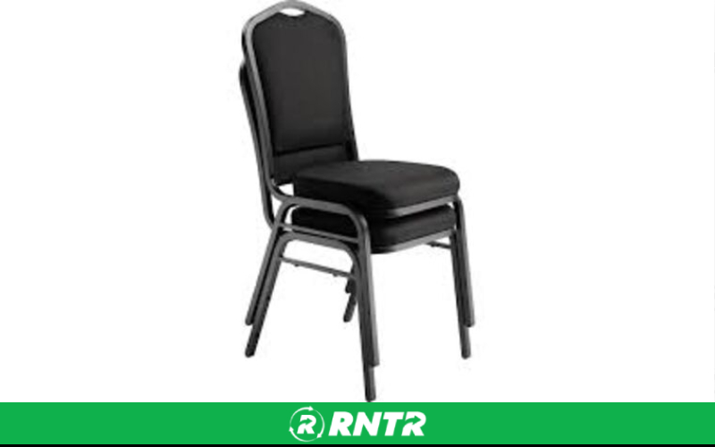 Generic Padded Banquet Chair - Black – For rent in salt-lake-city, utah – All CIty Event Rentals | RNTR.com – Image 1