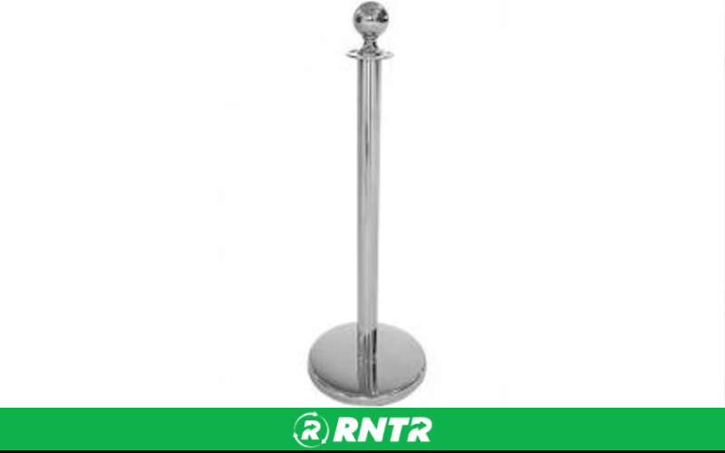 Generic Stanchion - Silver – For rent in Salt Lake City, Utah – All CIty Event Rentals | RNTR.com – Image 1