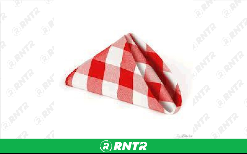 Generic Tablecloth 54 x 54 - Red Gingham – For rent in fort-madison, iowa – Complete Rental | RNTR.com – Image 1