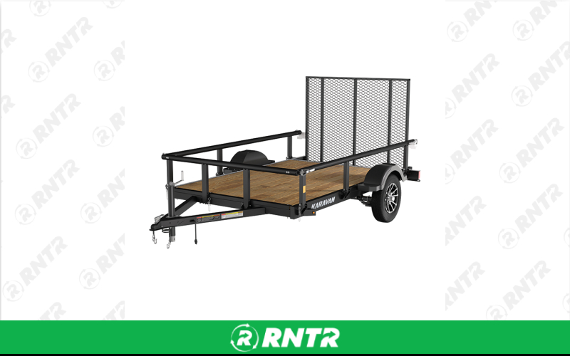 Generic Tandem Trailer - 5x10 T1 – For rent in kenosha, wisconsin – Lees Rent It LLC | RNTR.com – Image 1