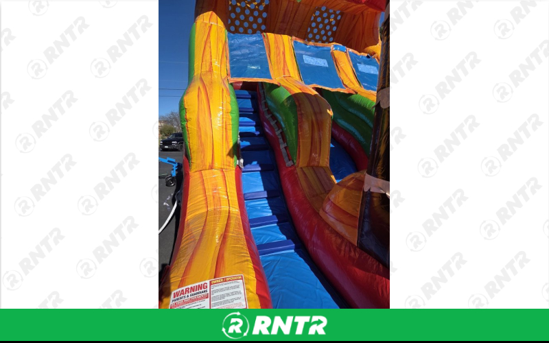 Generic 16' Lava Double Lane Slide Dry – For rent in ruckersville, virginia – SuperFun Attractions | RNTR.com – Image 1
