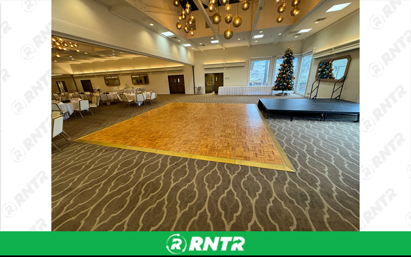 Generic 16x16 Parquet Wood Dance Flooring – For rent in spokane, washington – Entertainment Warehouse | RNTR.com – Image 1