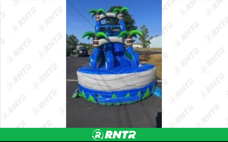 Generic 18 ft Blue Crush Water Slide – For rent in ruckersville, virginia – SuperFun Attractions | RNTR.com – Image 1