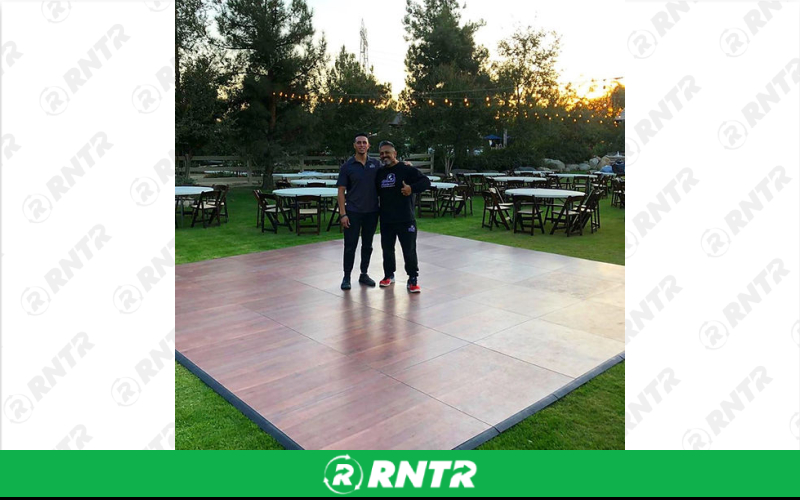 Generic 21'x18' Maple Dance Floor – For rent in spokane, washington – Entertainment Warehouse | RNTR.com – Image 1