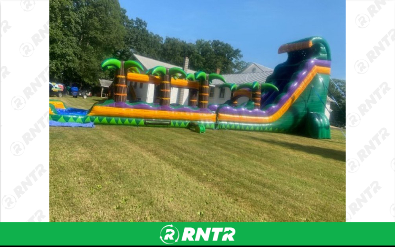 Generic 22' Mardi Gras Falls Giant Slip and Slide – For rent in ruckersville, virginia – SuperFun Attractions | RNTR.com – Image 1