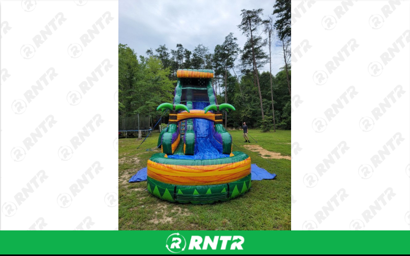 Generic 22' Mardi Gras Falls Giant Water Slide (Pool Optional) – For rent in ruckersville, virginia – SuperFun Attractions | RNTR.com – Image 1