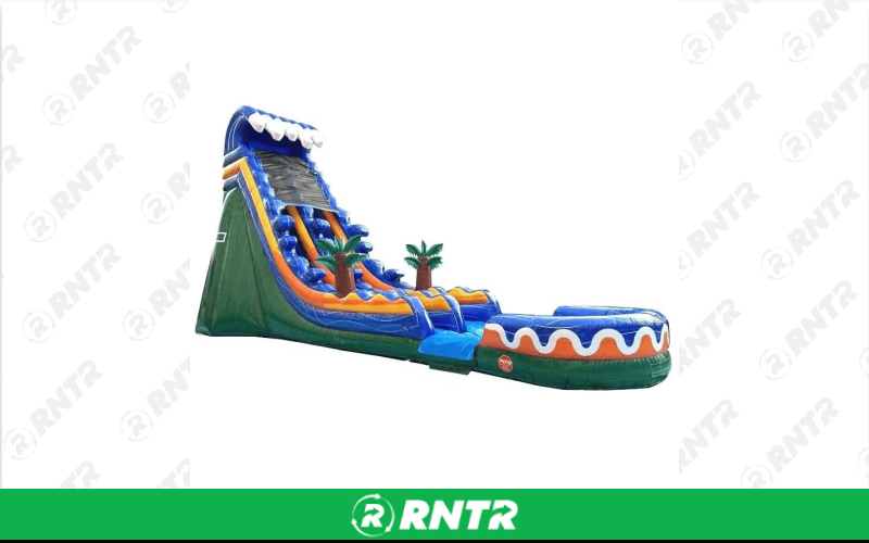  24' Palm Tree Super Slide – For rent in waycross, georgia – CBR EQUIPMENT RENTAL | RNTR.com – Image 1