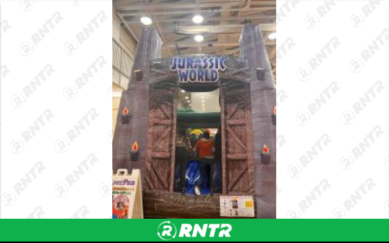 Generic 25' Jurassic World Obstacle Course – For rent in ruckersville, virginia – SuperFun Attractions | RNTR.com – Image 1