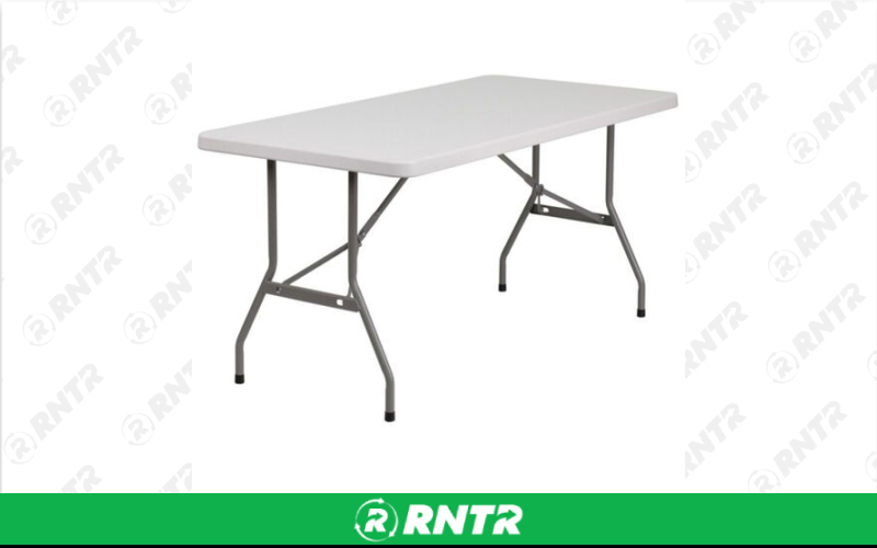Generic 6' Folding Tables – For rent in orlando, florida – Rocket Rentals USA LLC | RNTR.com – Image 1