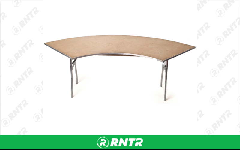 Generic 6' Serpentine Table – For rent in york, pennsylvania – A and R Rental | RNTR.com – Image 1