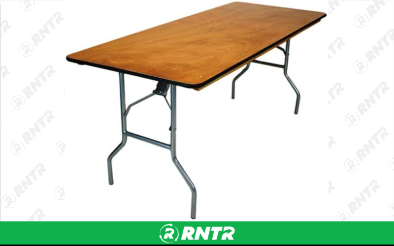 Generic 6' Wooden Banquet Table – For rent in york, pennsylvania – A and R Rental | RNTR.com – Image 1