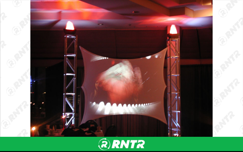 Generic 6' x 6' Small Stretch Movie Projector Screen – For rent in spokane, washington – Entertainment Warehouse | RNTR.com – Image 1