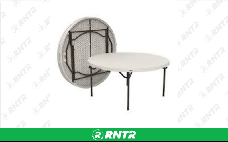 Generic 60 Round Table w/ Umbrella Hole – For rent in spokane, washington – Entertainment Warehouse | RNTR.com – Image 1