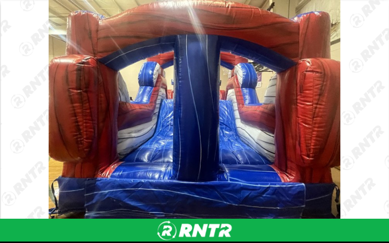 Generic 63 FT Complete Castle Tower Obstacle Course – For rent in ruckersville, virginia – SuperFun Attractions | RNTR.com – Image 1