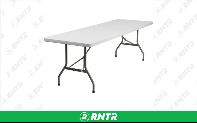 Generic 8' Folding Tables – For rent in orlando, florida – Rocket Rentals USA LLC | RNTR.com – Image 1