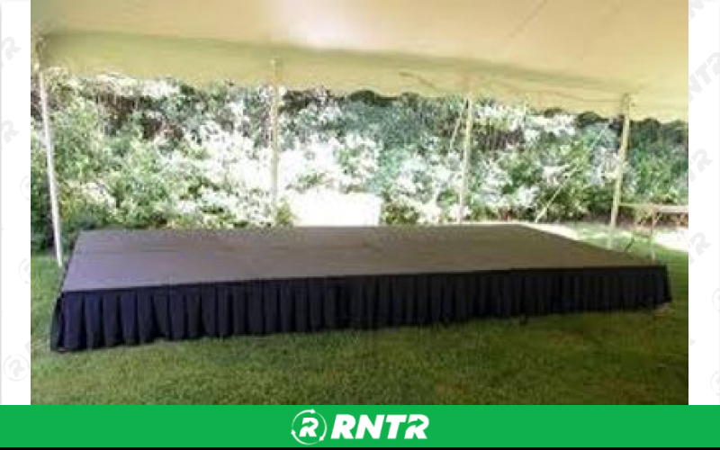 Generic 8x24 Stage Riser – For rent in spokane, washington – Entertainment Warehouse | RNTR.com – Image 1