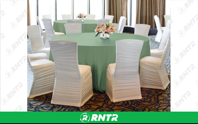 Generic 90 Olive Green Round Tablecloth – For rent in orlando, florida – Rocket Rentals USA LLC | RNTR.com – Image 1