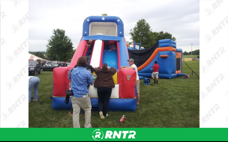 Generic All American Dry Slide – For rent in ruckersville, virginia – SuperFun Attractions | RNTR.com – Image 1