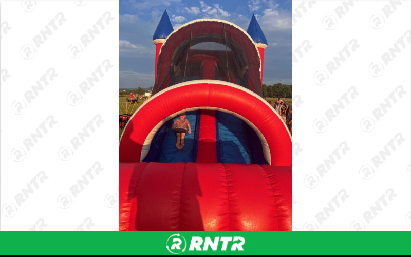 Generic American Adventure Dry Bounce House w/ Slide – For rent in ruckersville, virginia – SuperFun Attractions | RNTR.com – Image 1