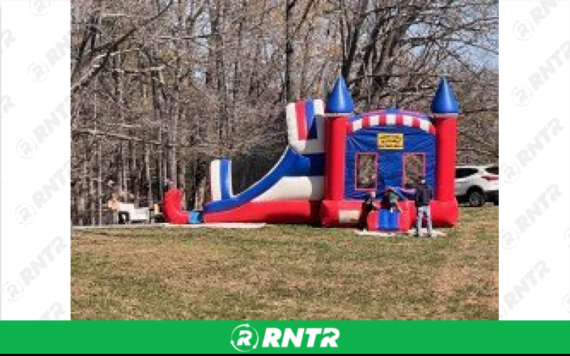 Generic American Adventure Water Bounce House w/ Slide – For rent in ruckersville, virginia – SuperFun Attractions | RNTR.com – Image 1