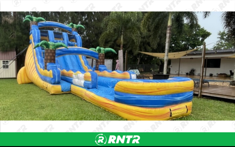 Generic Baja Splash Water Slide 20ft DL – For rent in pompano-beach, florida – South Florida Bounce | RNTR.com – Image 1