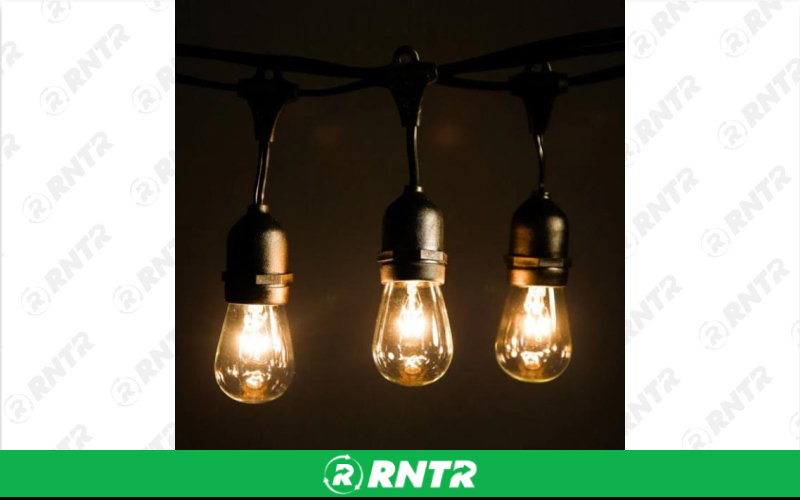 Generic CAFE' LIGHTS - BLACK 50' – For rent in Lafayette, Indiana – Midwest Rentals Inc  | RNTR.com – Image 1