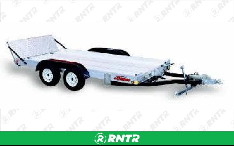 Generic CAR TRAILER - 6.5' X 14' - 5980# MAX - ALUM – For rent in hazel-green, alabama – Christopher Equipment  | RNTR.com – Image 1
