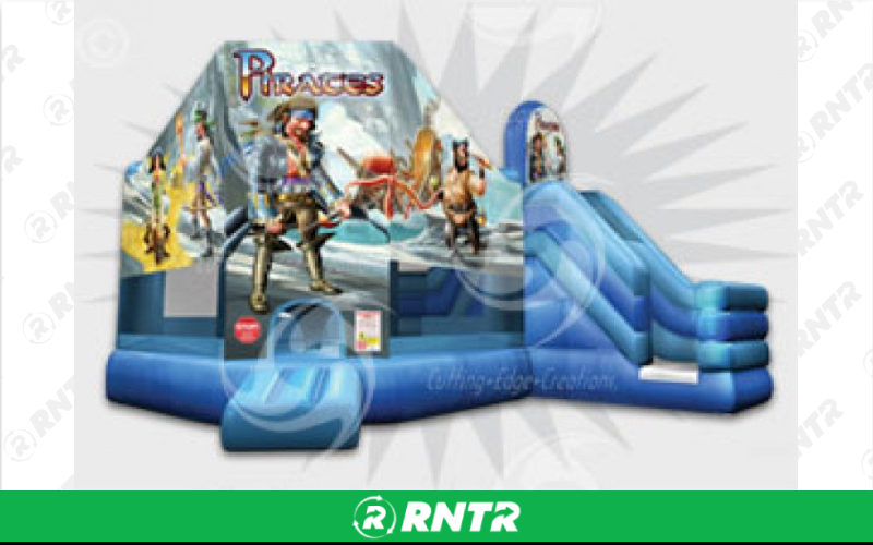 Generic Caribbean Pirates Bounce House w/ Slide – For rent in ruckersville, virginia – SuperFun Attractions | RNTR.com – Image 1