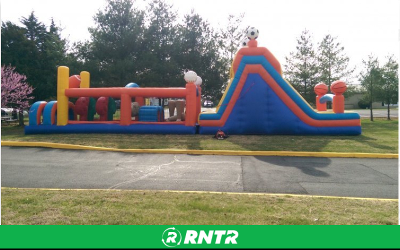 Generic Cavalier Challenge Obstacle Dry Slide – For rent in ruckersville, virginia – SuperFun Attractions | RNTR.com – Image 1