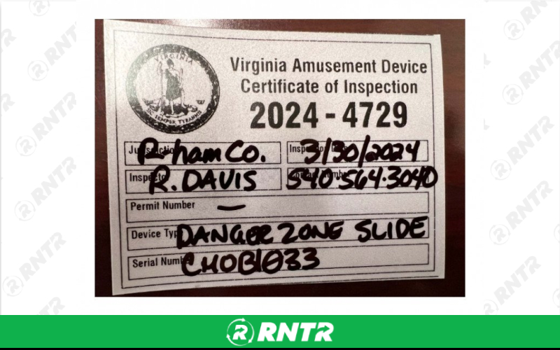 Generic Danger Zone Obstacle-Slide – For rent in ruckersville, virginia – SuperFun Attractions | RNTR.com – Image 1