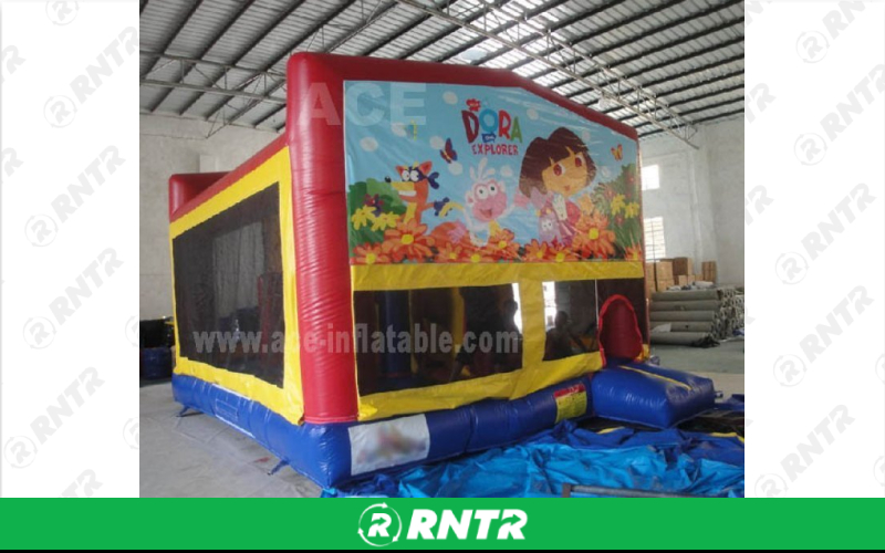 Generic Dora The Explorer Bounce House w/ Slide – For rent in ruckersville, virginia – SuperFun Attractions | RNTR.com – Image 1