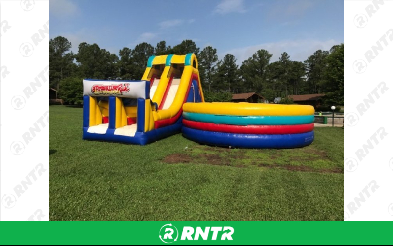 Generic Double Slide with Obstacle Course – For rent in ruckersville, virginia – SuperFun Attractions | RNTR.com – Image 1
