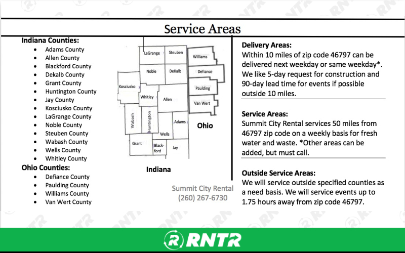 Summit City Rental Handicap Portable Toilet Rental – For rent in woodburn, indiana – Summit City Rental | RNTR.com – Image 1