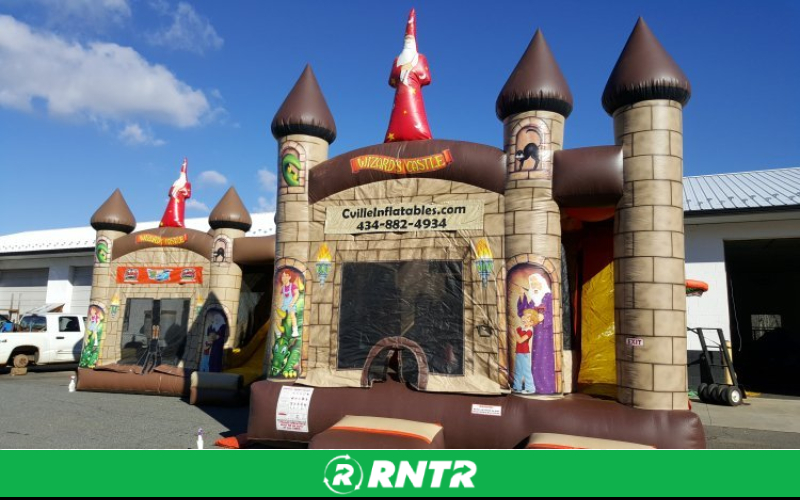Generic Harry Potter's 5 in 1 Wizard Castle Bounce House w/ Slide – For rent in ruckersville, virginia – SuperFun Attractions | RNTR.com – Image 1