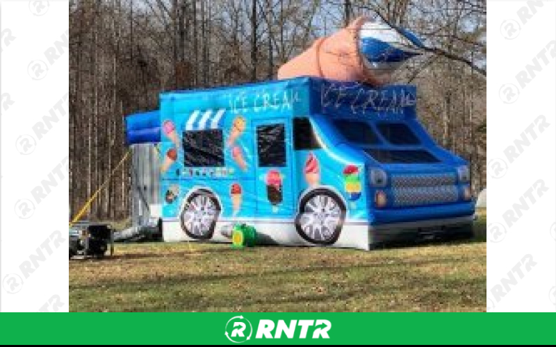 Generic Ice Cream Water Bounce House w/ Slide – For rent in ruckersville, virginia – SuperFun Attractions | RNTR.com – Image 1