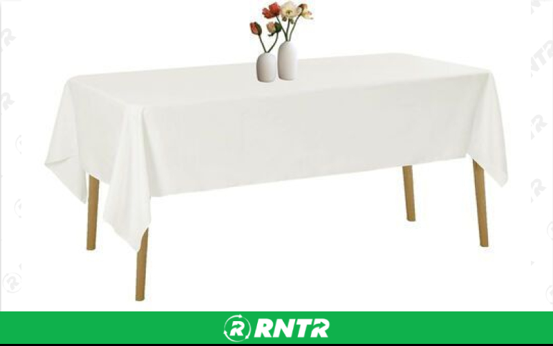 Generic Ivory 60 x 120 Tablecloth – For rent in orlando, florida – Rocket Rentals USA LLC | RNTR.com – Image 1