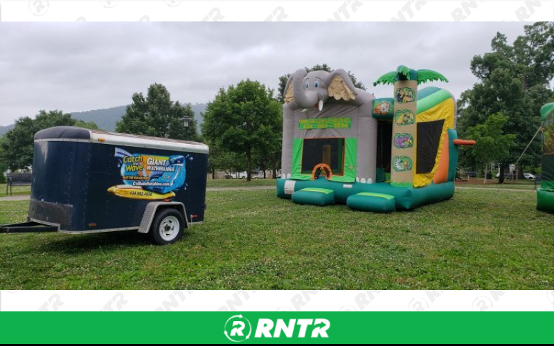 Generic Jungle 5n1 Bounce House w/ Slide – For rent in ruckersville, virginia – SuperFun Attractions | RNTR.com – Image 1