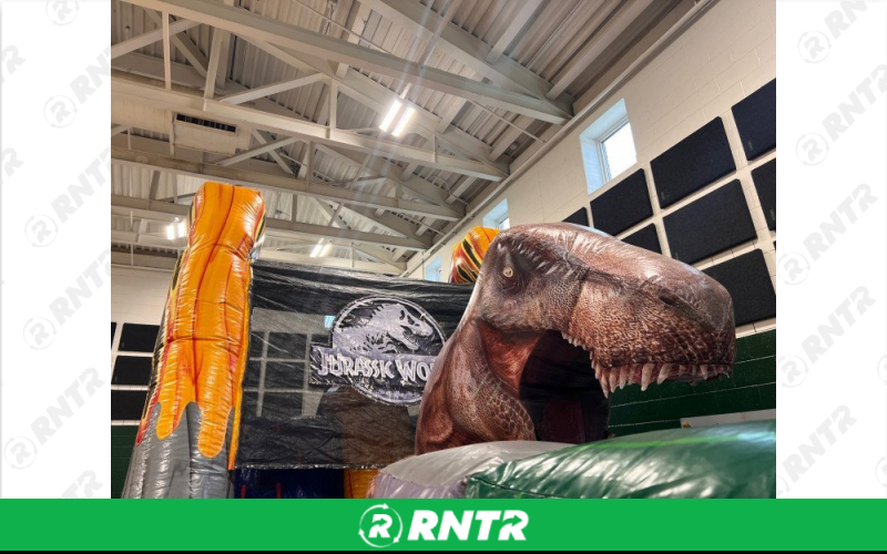 Generic Jurassic World Giant Dry Slide – For rent in ruckersville, virginia – SuperFun Attractions | RNTR.com – Image 1