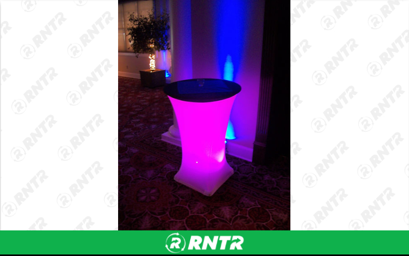 Generic Lighted Cocktail Table – For rent in spokane, washington – Entertainment Warehouse | RNTR.com – Image 1