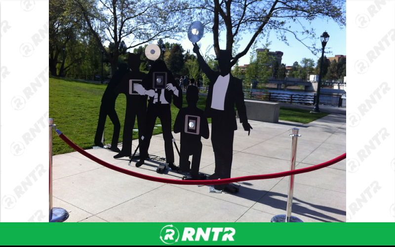 Generic Paparazzi Silhouettes – For rent in spokane, washington – Entertainment Warehouse | RNTR.com – Image 1