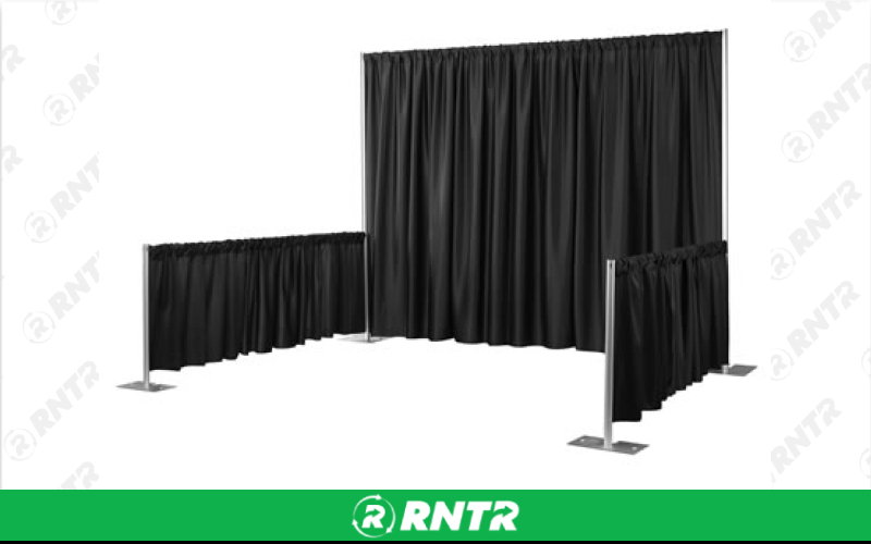 Generic Pipe and Drape - Short Curtain – For rent in york, pennsylvania – A and R Rental | RNTR.com – Image 1