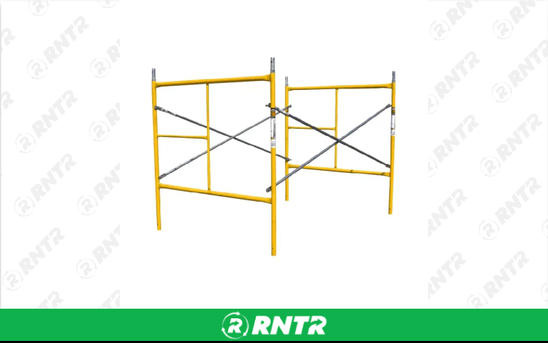 Generic SCAFFOLD - YELLOW - 5-FT FRAME W/ 1 BRACE – For rent in fayetteville, tennessee – Christopher Equipment | RNTR.com – Image 1