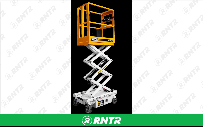 Generic SCISSOR LIFT - 10 ft - PUSH AROUND MINI – For rent in fayetteville, tennessee – Christopher Equipment | RNTR.com – Image 1