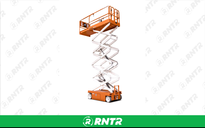 Generic SCISSOR LIFT - 32-FT - ELEC - WIDE  - INDOOR – For rent in shelbyville, tennessee – Christopher Equipment | RNTR.com – Image 1